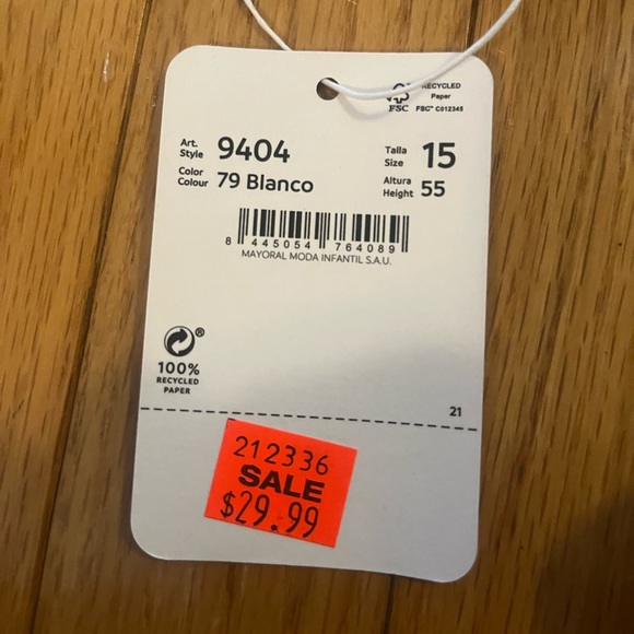 Mayoral newborn baby girl shoes - Picture 4 of 5